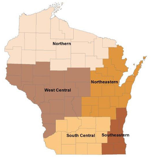Wisconsin wild turkey hunting regions - more turkeys than you can shake a stick at!