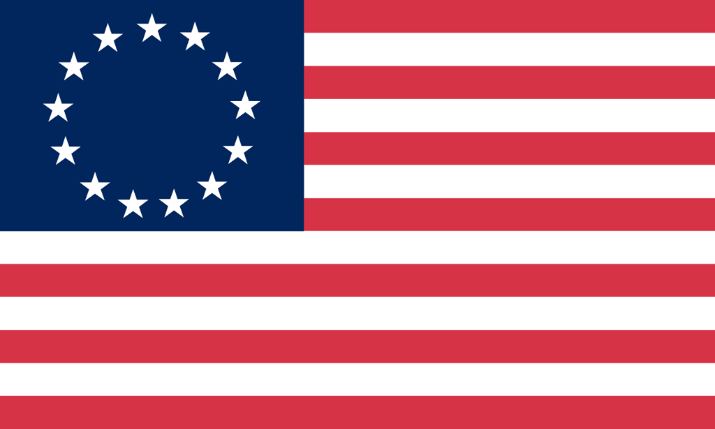 United States of America Flag by Betsy Ross