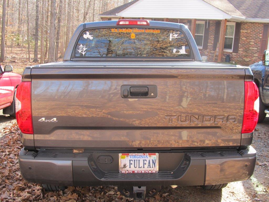 Retired Marine's Virginia turkey hunting with a dog truck