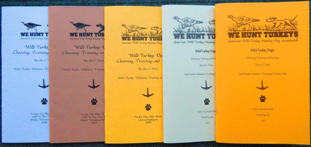 5 collector editions of the Turkey Dog Book
