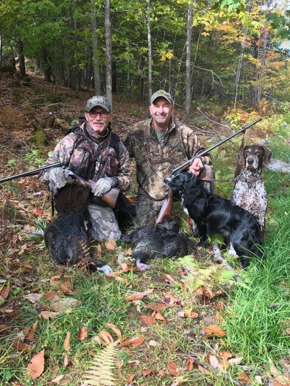 New Hampshire fall turkey dog hunt