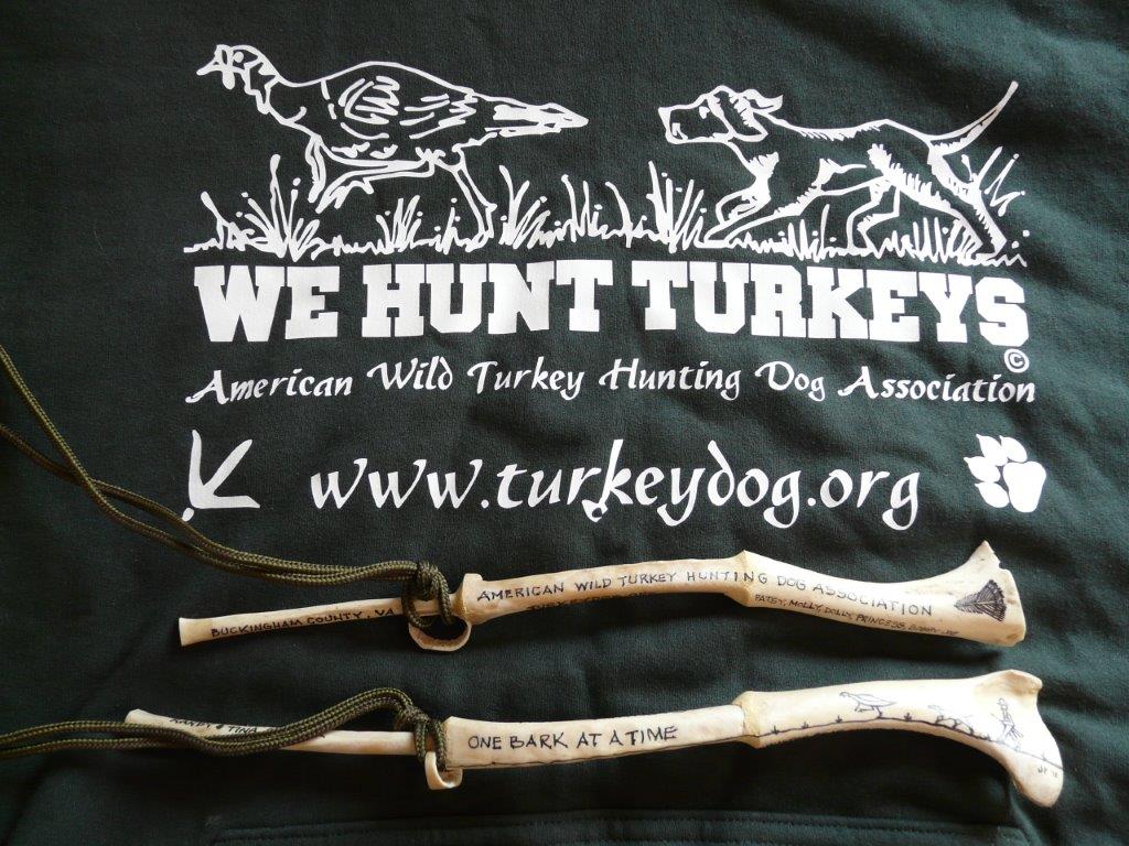 American Wild Turkey Hunting Dog Association Wingbone Calls