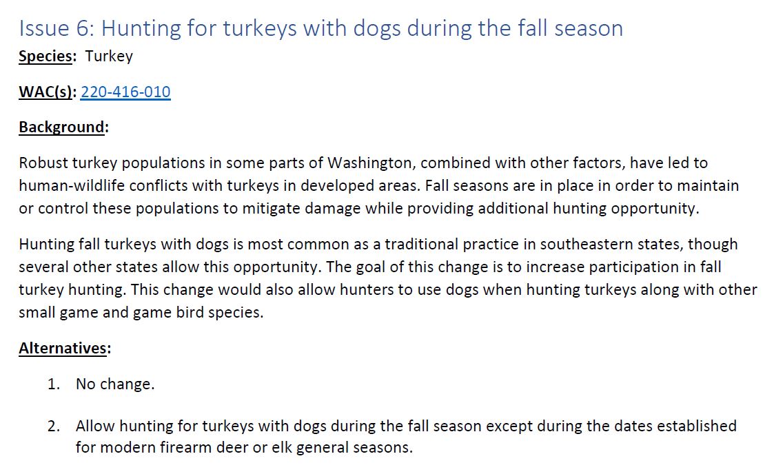Washington State turkey dogs