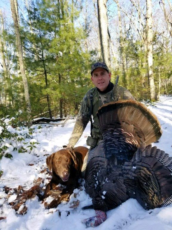 Virginia mountain fall and winter turkey hunting